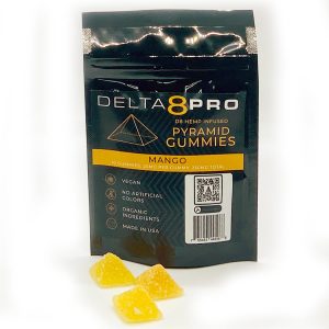 Delta 8 Pro D8 Pyramid Gummies Mango