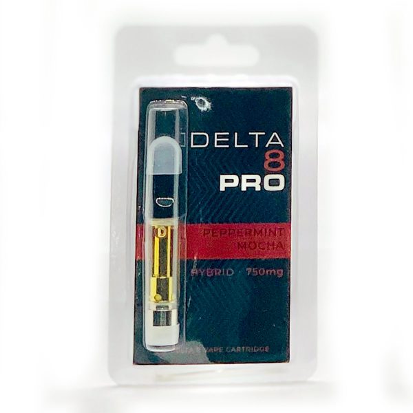Delta 8 Pro D8 Vape Cartridge 1ml Peppermint Mocha