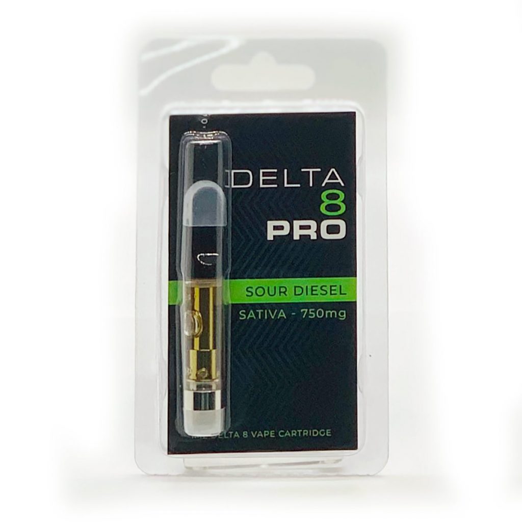 Delta 8 Pro D8 Vape Cartridge 1ml Sour Diesel