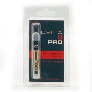 Delta 8 Pro D8 Vape Cartridge 1ml Strawberry Cough