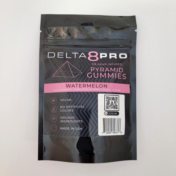 Delta 8 Pro D8 Pyramid Gummies Watermelon