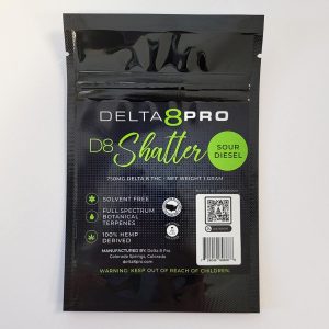 Delta 8 Pro D8 Shatter Sour Diesel