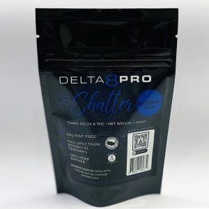 Delta 8 Pro D8 Shatter Blueberry Kush Front