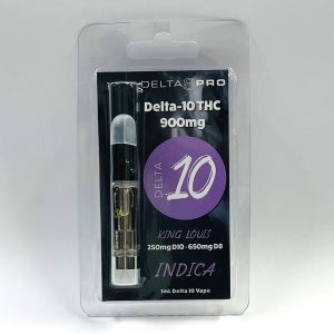 Delta 8 Pro Delta 10 Vape Cartridge King Louis Indica