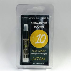 Delta 8 Pro Delta 10 Vape Cartridge Maui Wowie Sativa