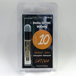 Delta 8 Pro Delta 10 Vape Cartridge Orange Soda Sativa