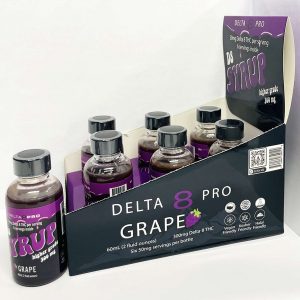 Delta 8 Pro Grape Syrup Display Box