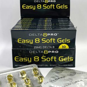 Delta 8 Pro Soft Gels Display Box
