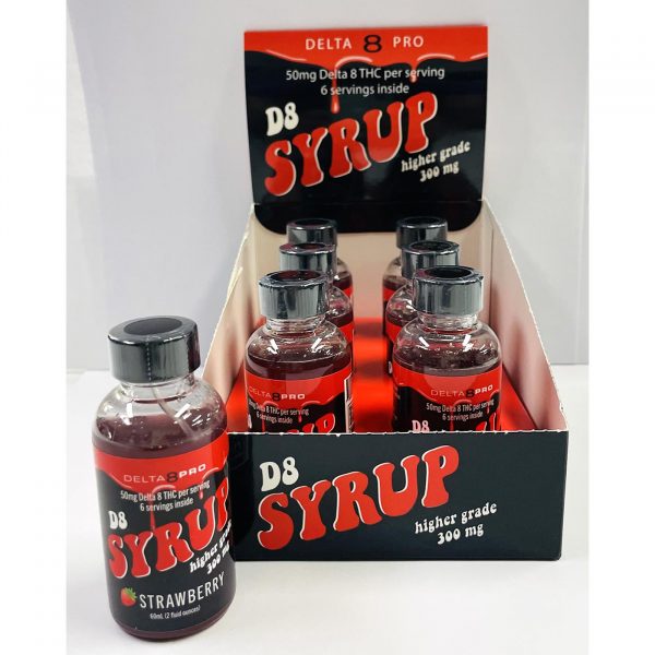 Delta 8 Pro Strawberry Syrup Display Box 2