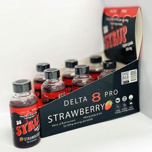 Delta 8 Pro Strawberry Syrup Display Box