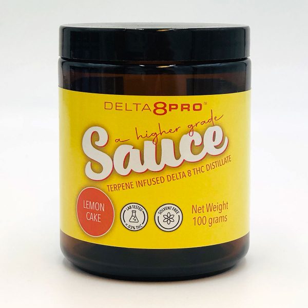 Delta 8 Pro Sauce Terpene Infused D8 THC Distillate Lemon Cake
