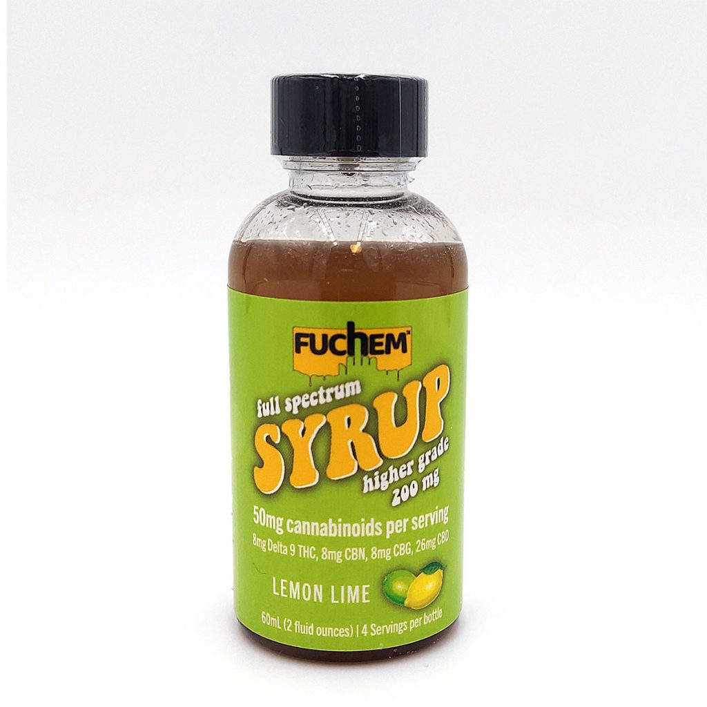 FUCHEM™ FULL SPECTRUM ∆9 THC SYRUP LEMON LIME - Delta 8 Pro