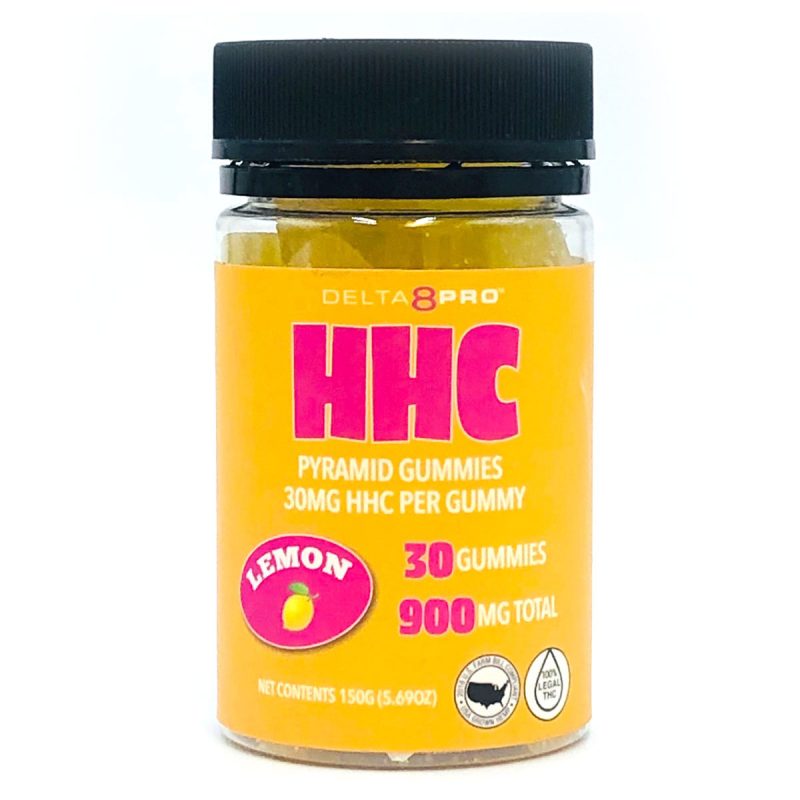 Delta 8 Pro HHC Pyramid Gummies Lemon