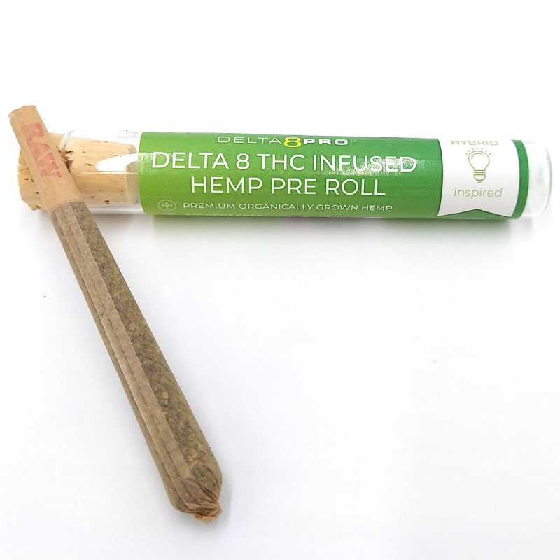 Delta 8 Pro D8 THC Infused Hemp Pre Roll Hybrid Inspired