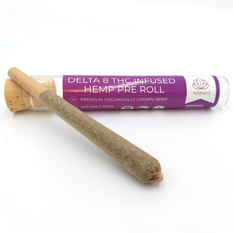 Delta 8 Pro D8 THC Infused Hemp Pre Roll Relaxed