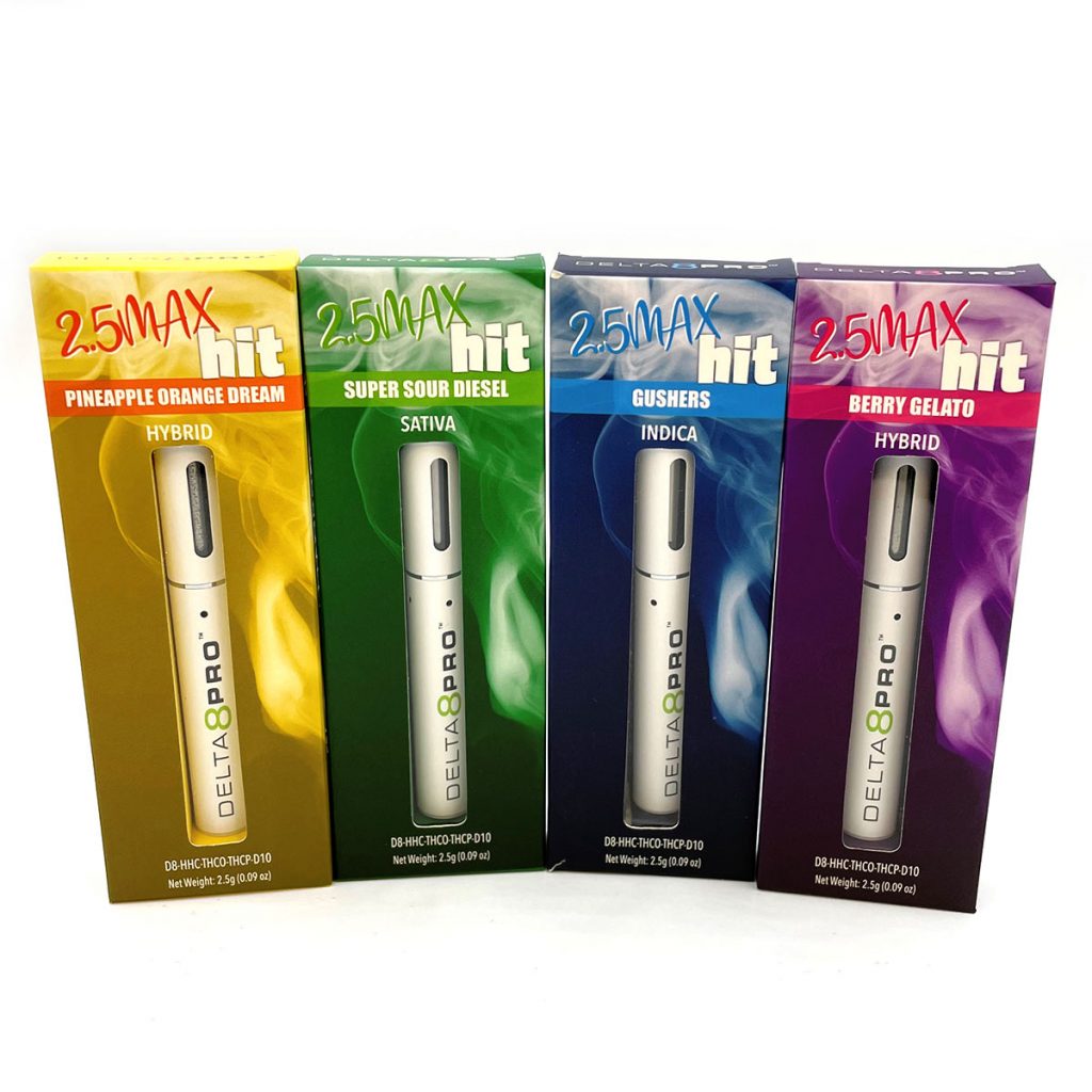 Delta 8 Pro 25 Max Hit All Vapes D8 HHC THCO THCP D10