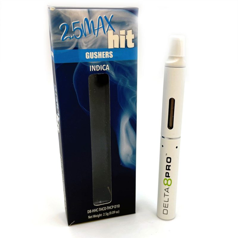 Delta 8 Pro 25 Max Hit Gushers Indica Vape D8 HHC THCO THCP D10 2