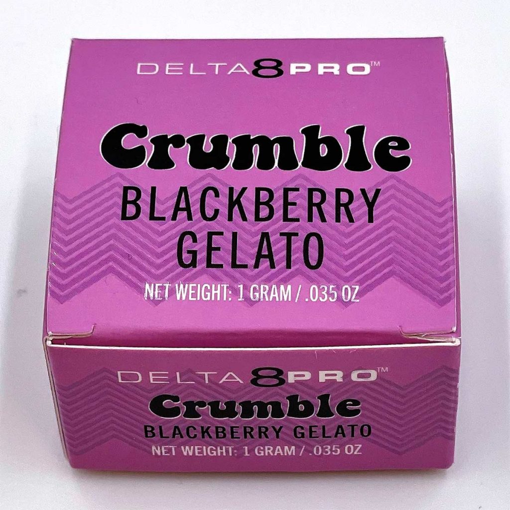 Delta 8 Pro Crumble Blackberry Gelato
