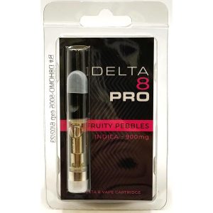 Delta 8 Pro D8 1ml Vape Cartridge Indica Fruity Pebbles