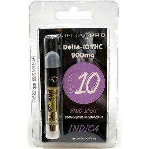 Delta 8 Pro Delta 10 1ml Vape Cartridge Indica King Louis