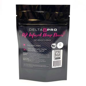Delta 8 Pro D8 Infused Hemp Flower Solvent Free The White CBD