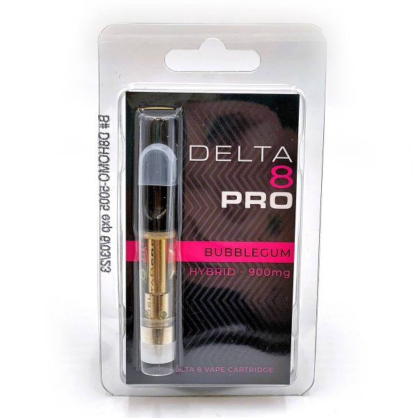 Delta 8 Pro Vape Cartridge Hybrid Bubble Gum