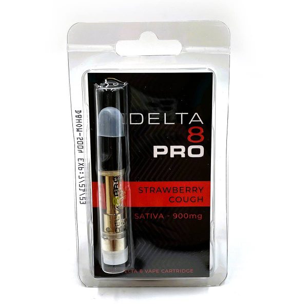 Delta 8 Pro Vape Cartridge Sativa Strawberry Cough
