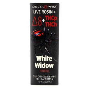 Delta 8 Pro Live RosinD8THCPTHCH White Widow Front