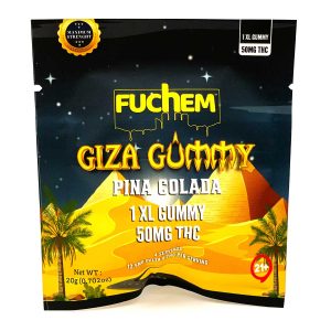 FUCHEM Giza Gummy Pina Colada Delta 9 THC