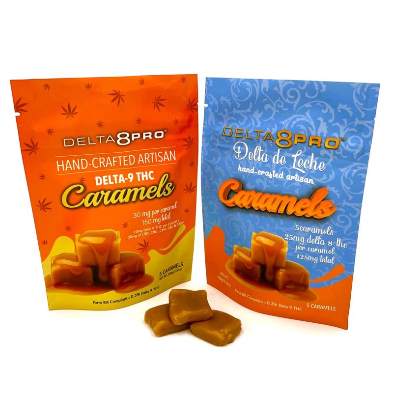 Delta 8 Pro D8 THC D9 Caramels