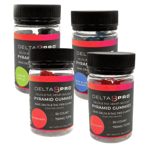 25mg Delta 8 THC Gummy 4 Pack Bundle