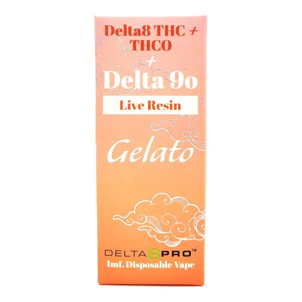 Delta 8 Pro Disposable Vape D8 THC THCO Delta 9O Live Resin Gelato