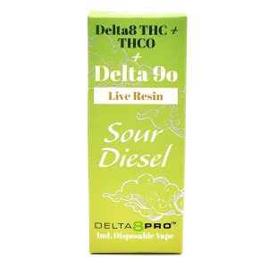Delta 8 Pro Disposable Vape D8 THC THCO Delta 9O Live Resin Sour Diesel
