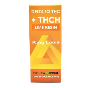 Delta 8 Pro Disposable Vape Delta 10 THC THCH Live Resin King Louis