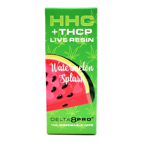 Delta 8 Pro Disposable Vape HHC THCP Live Resin Watermelon Splash