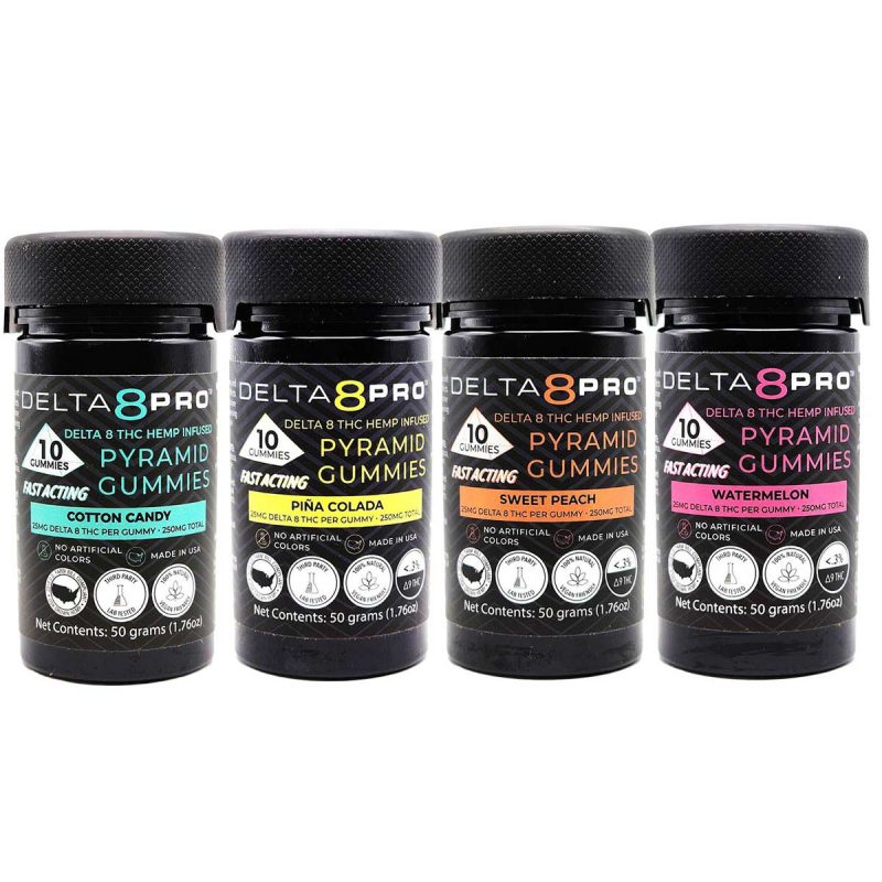 Delta 8 Pro Pyramid Gummies Mixed Fruit Bundle 2