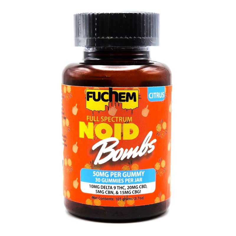 Fuchem Full Spectrum Noid Bombs Delta 9 THC CBD CBN CBG Citrus