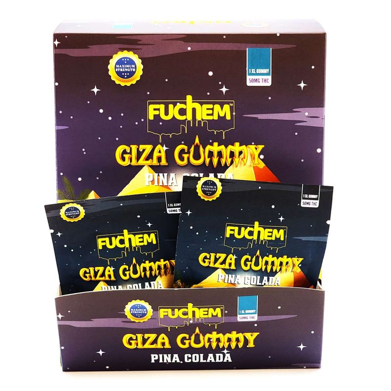 Delta 8 Pro FUCHEM Giza Gummy Pina Colada