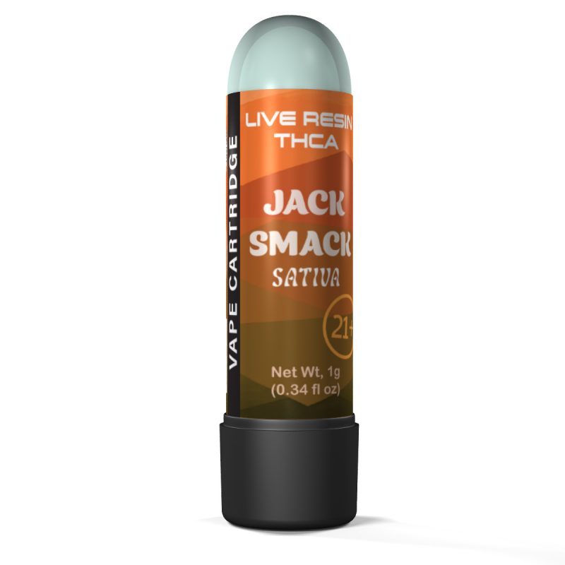 Delta 8 Pro Live Resin THCA Vape Cartridge Jack Smack Sativa Front